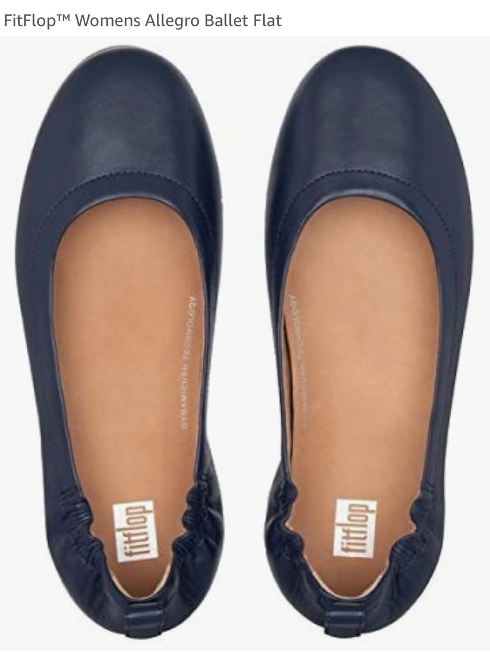 Classic Navy Women's Allegro Flats by FitFlop. Size 10. NWT.